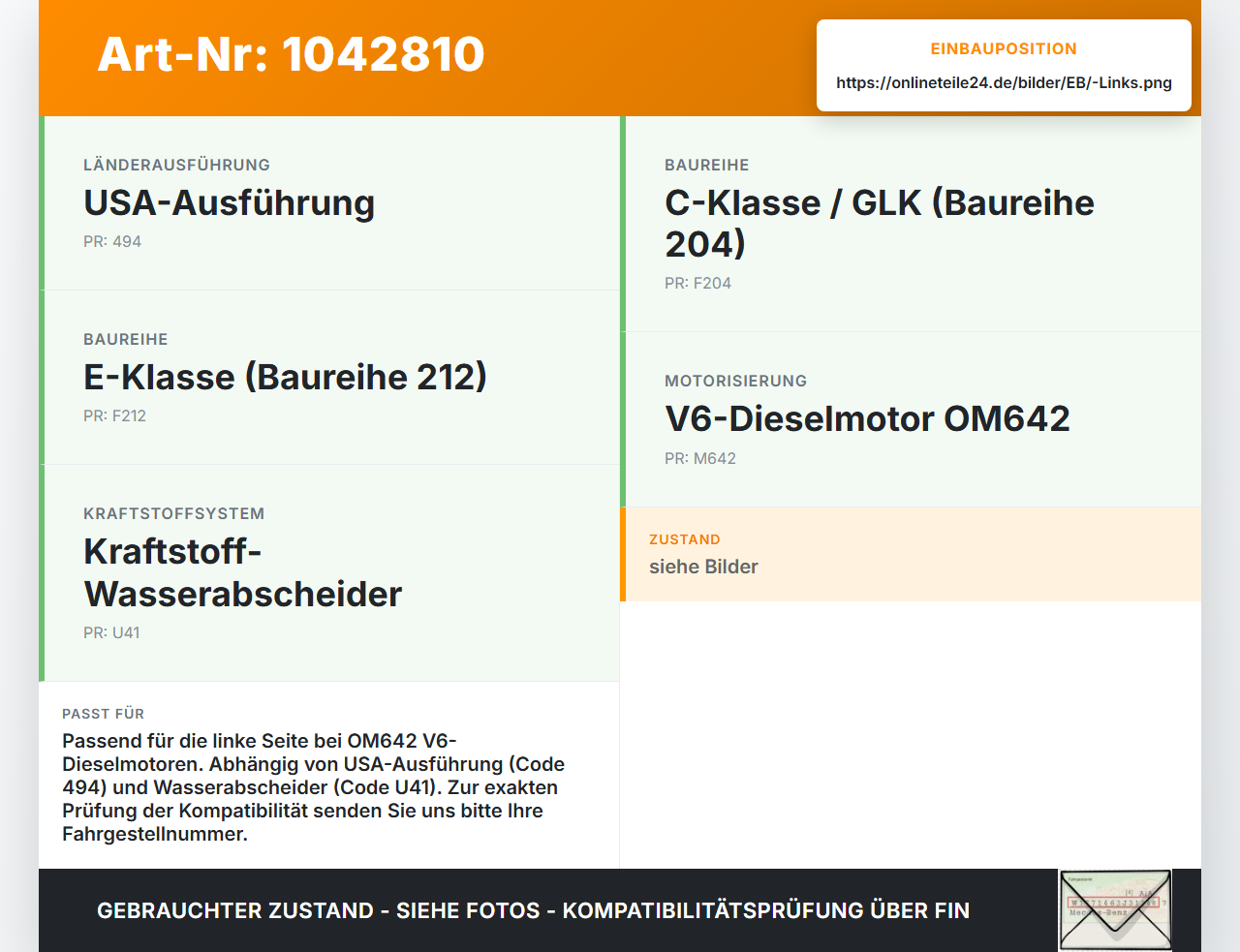 Mercedes S212 E350d 13-16 CDI 3,0 170KW Verteilerrohr für Hochdruck Verteiler Links Mercedes S212 E350d 13-16... Vorschau 3