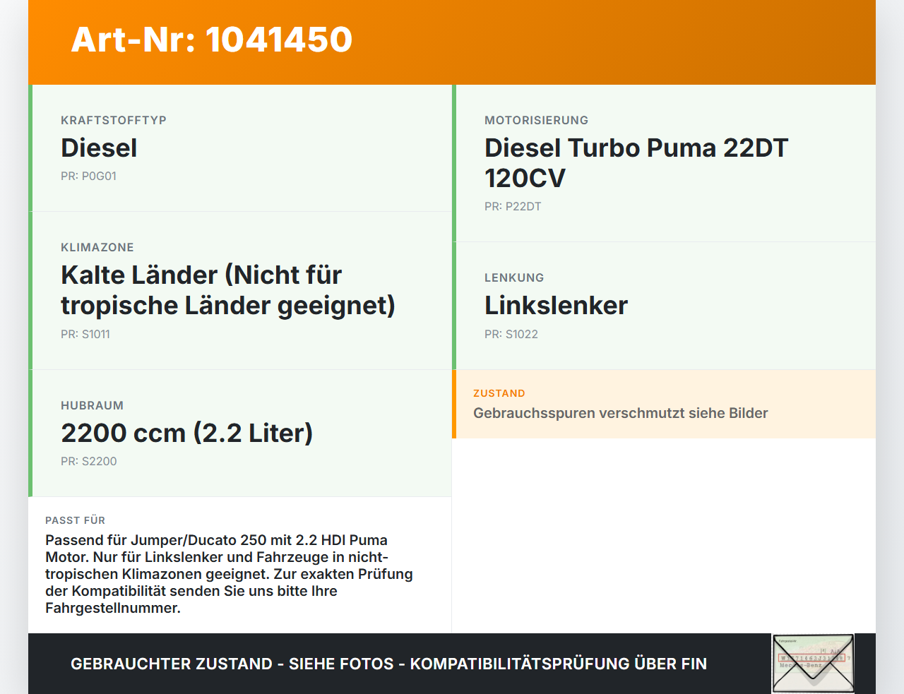 Jumper Ducato 250 06-14 HDI 2,2 88KW Luftfilterkasten Luftfiltergehäuse Jumper Ducato 250 06-14 20.04.2007 1420S8... Vorschau 3
