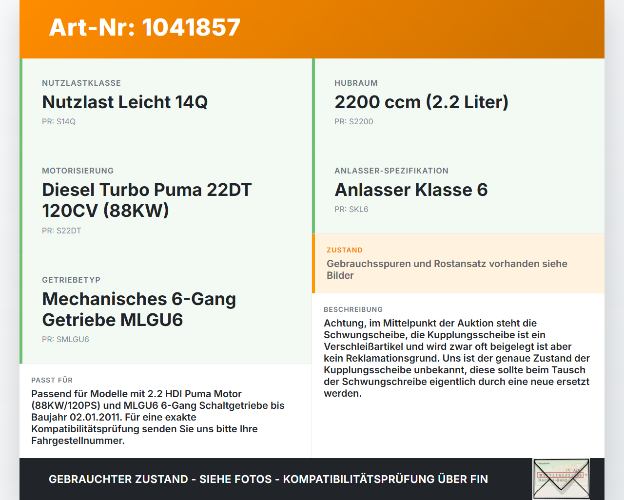 Jumper Ducato 250 06-14 HDI 2,2 88KW Schwungscheibe Kupplungssatz Kupplung Jumper Ducato 250 06-14 20.04.2007... Vorschau 3