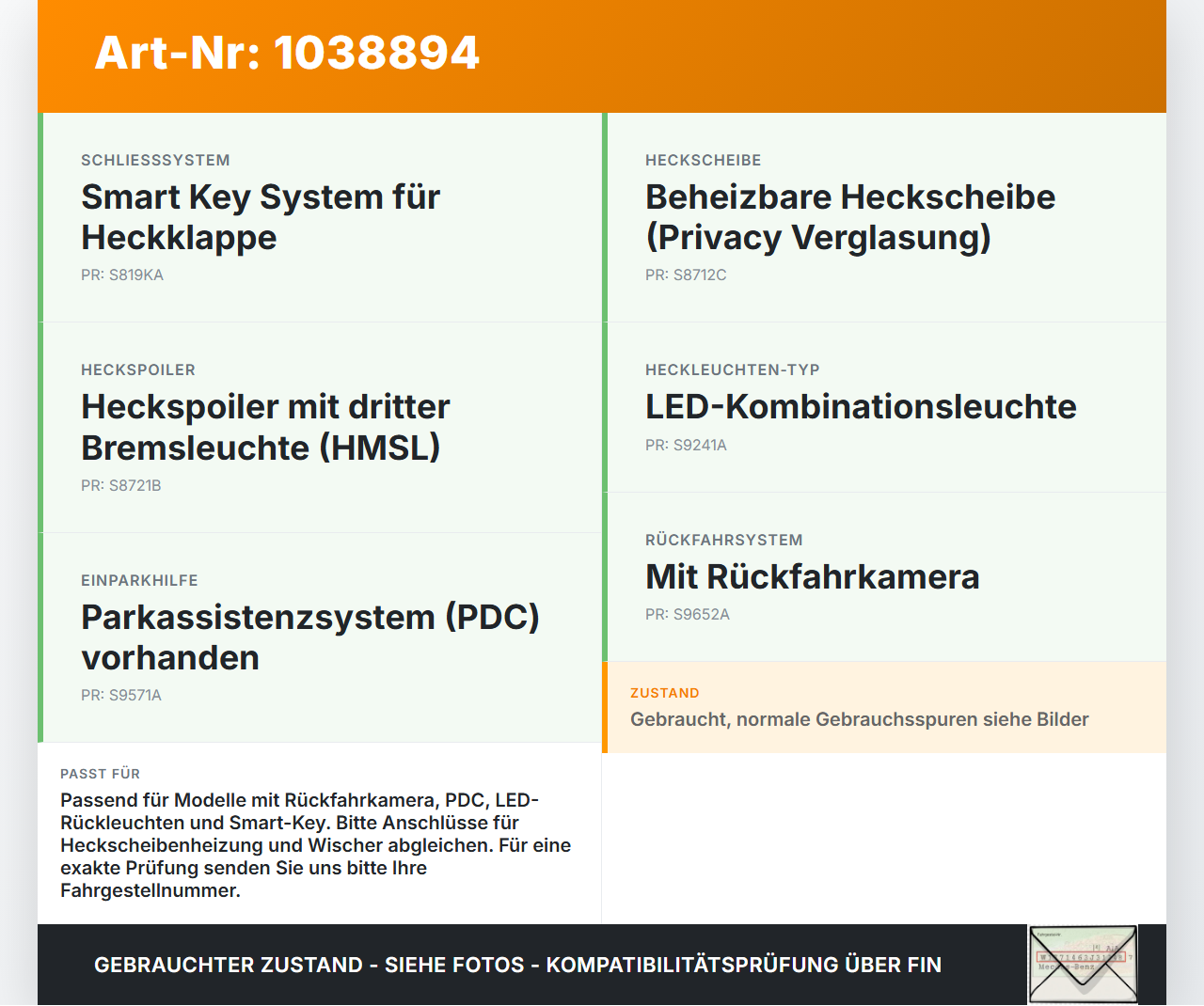 KIA Carens RP IV 13-19 Kabelbaum Leitungssatz für Heckklappe KIA Carens RP IV 13-19 29.08.2014 gebraucht Vorschau 3