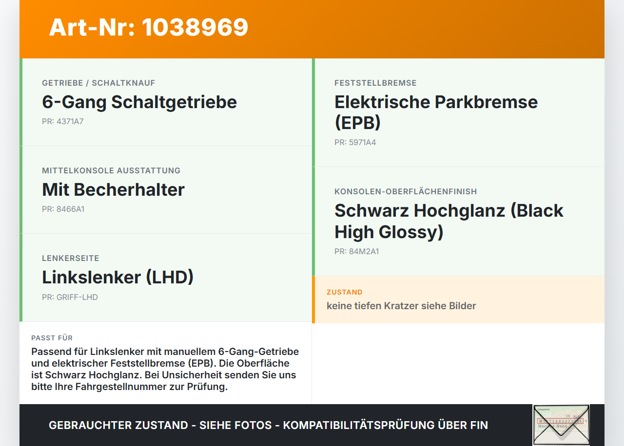KIA Carens RP IV 13-19 Mittelkonsole Blende Schaltung Abdeckung KIA Carens RP IV 13-19 29.08.2014 gebraucht Vorschau 3