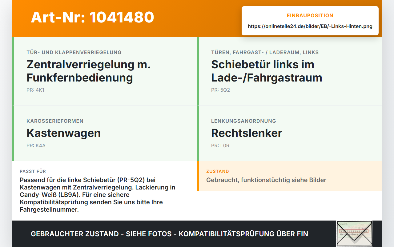 VW Crafter 2E 35 11-16 Kasten Türgriff Griff aussen Links Hinten LB9A VW Crafter 2E 35 11-16 07.10.2016 2E1843703A... Vorschau 3