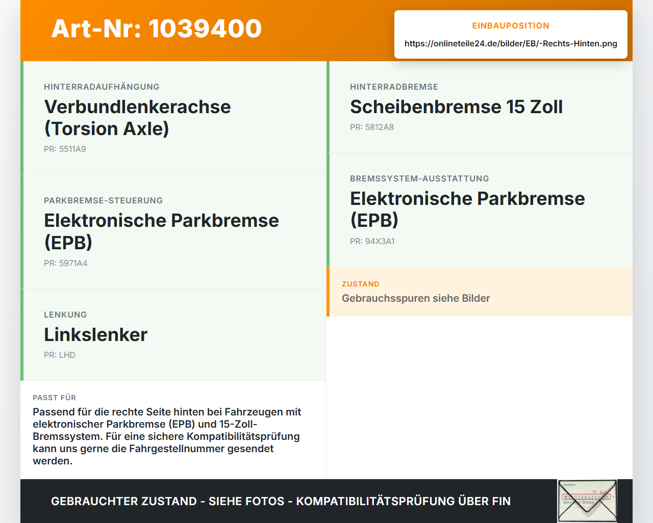 KIA Carens RP IV 13-19 CRDi 1,7 100KW Stellmotor Parkbremse Bremssattel Hinten Rechts KIA Carens RP IV 13-19... Vorschau 3