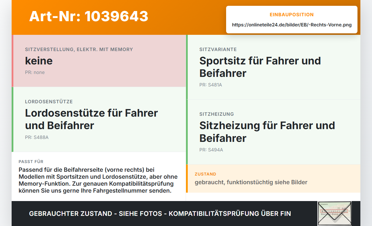 BMW G21 320dx 3er 19-22 Schalter Rechts Vorne für Sitzverstellung BMW G21 320dx 3er 19-22 17.09.2020 9231270... Vorschau 3
