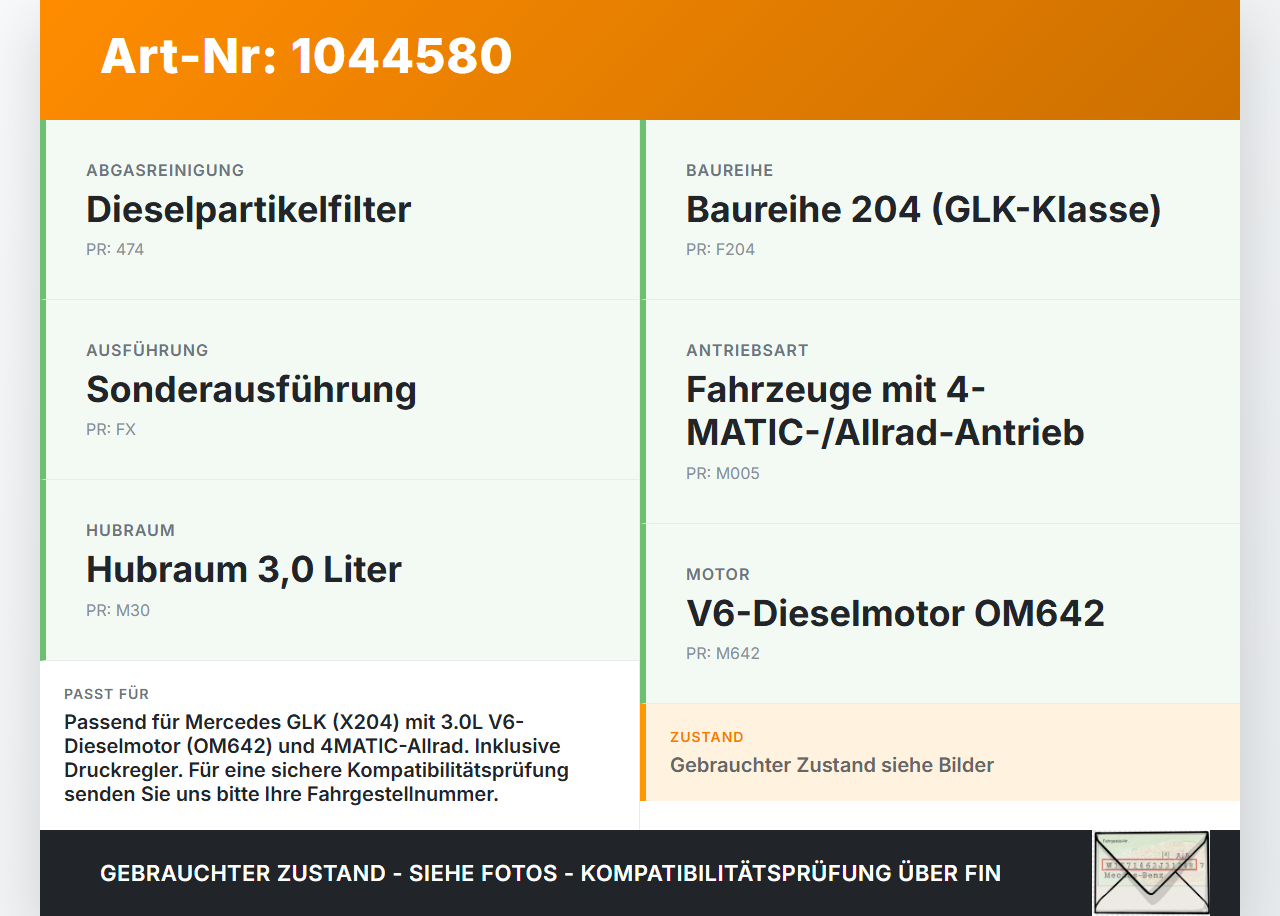 Mercedes X204 08-12 3.0 165KW 642961 Turbolader Turbo Abgasturbolader mit Druckregler Mercedes X204 08-12... Vorschau 3