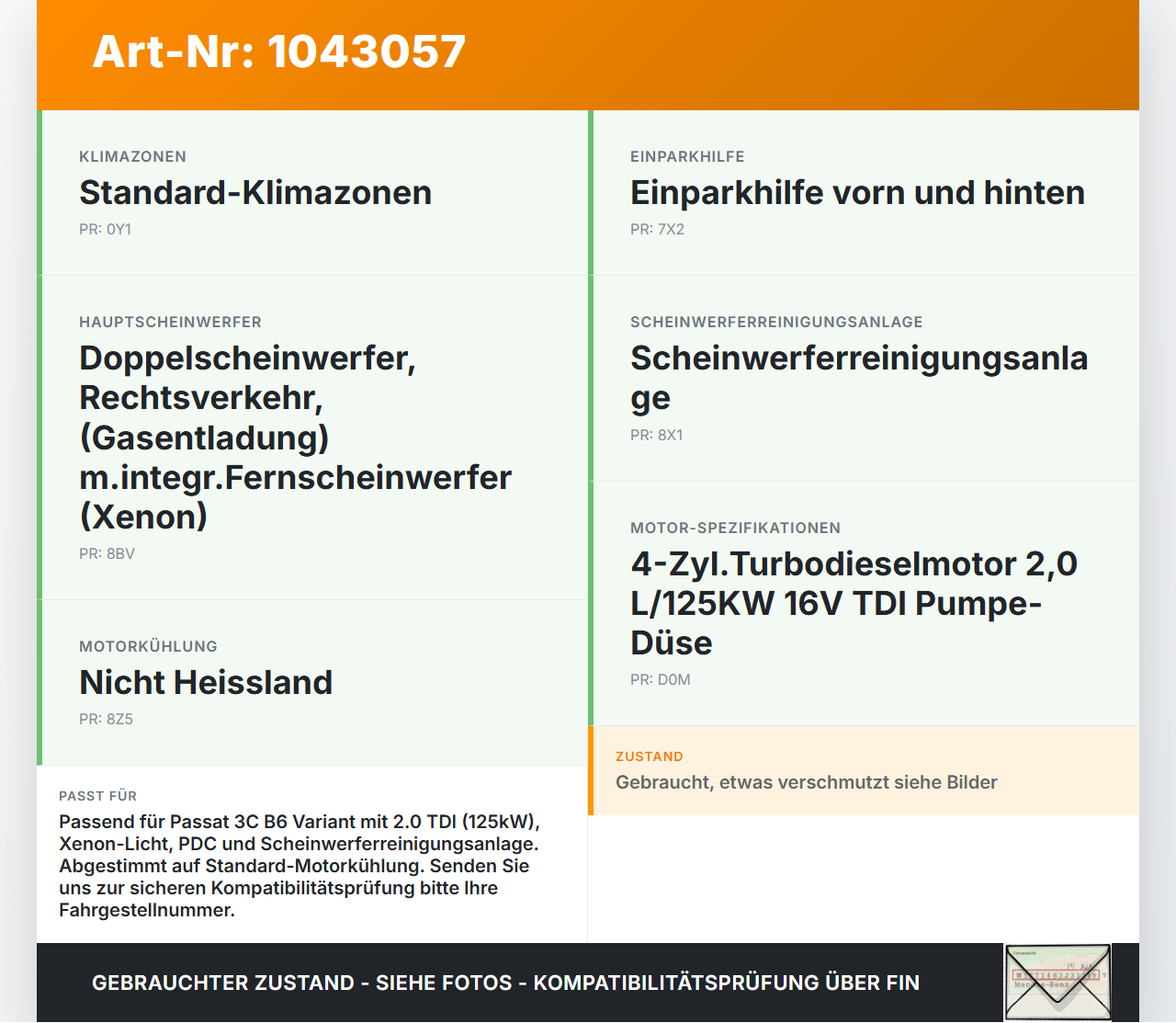 VW Passat 3C B6 05-10 TDI 2,0 125KW Schlossträger Frontmaske Träger VW Passat 3C B6 05-10 07.12.2006 3C0805588H... Vorschau 3