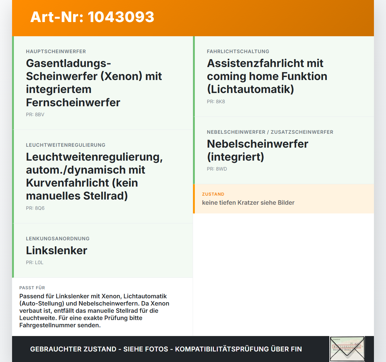 VW Passat 3C B6 05-10 Lichtschalter Schalter VW Passat 3C B6 05-10 07.12.2006 1K0941431N gebraucht Vorschau 3
