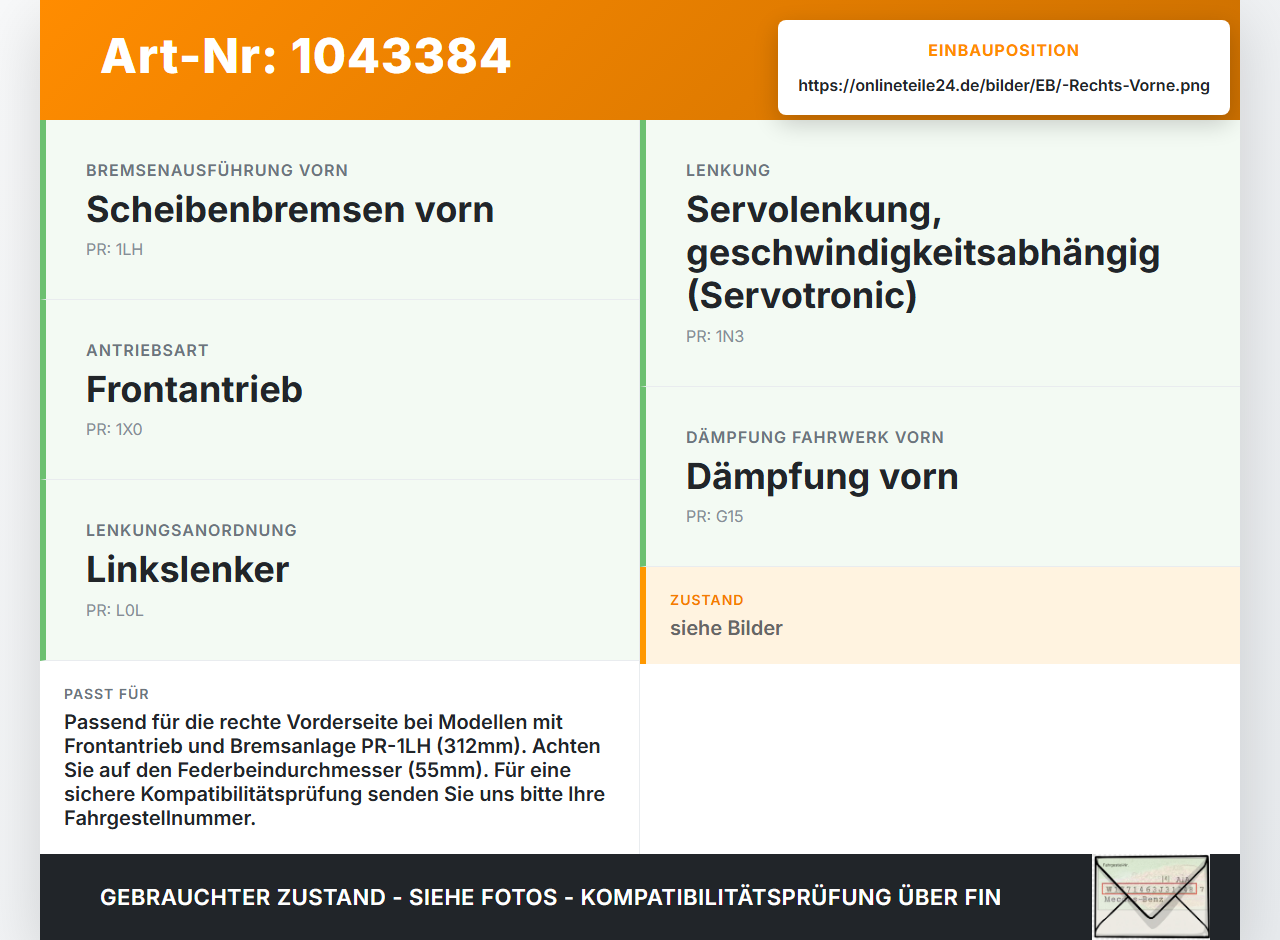 VW Passat 3C B6 05-10 TDI 2,0 125KW Achsschenkel Radnabe Rechts Vorne VW Passat 3C B6 05-10 07.12.2006 3C0407254F... Vorschau 3
