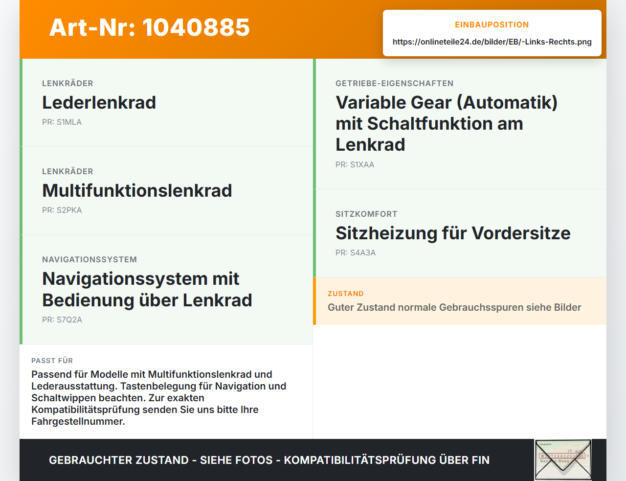 Subaru Outback V BS 15-21 Lenkradschalter Multifunktionstasten Schalter für Lenkrad Links und Rechts Subaru Outback... Vorschau 3