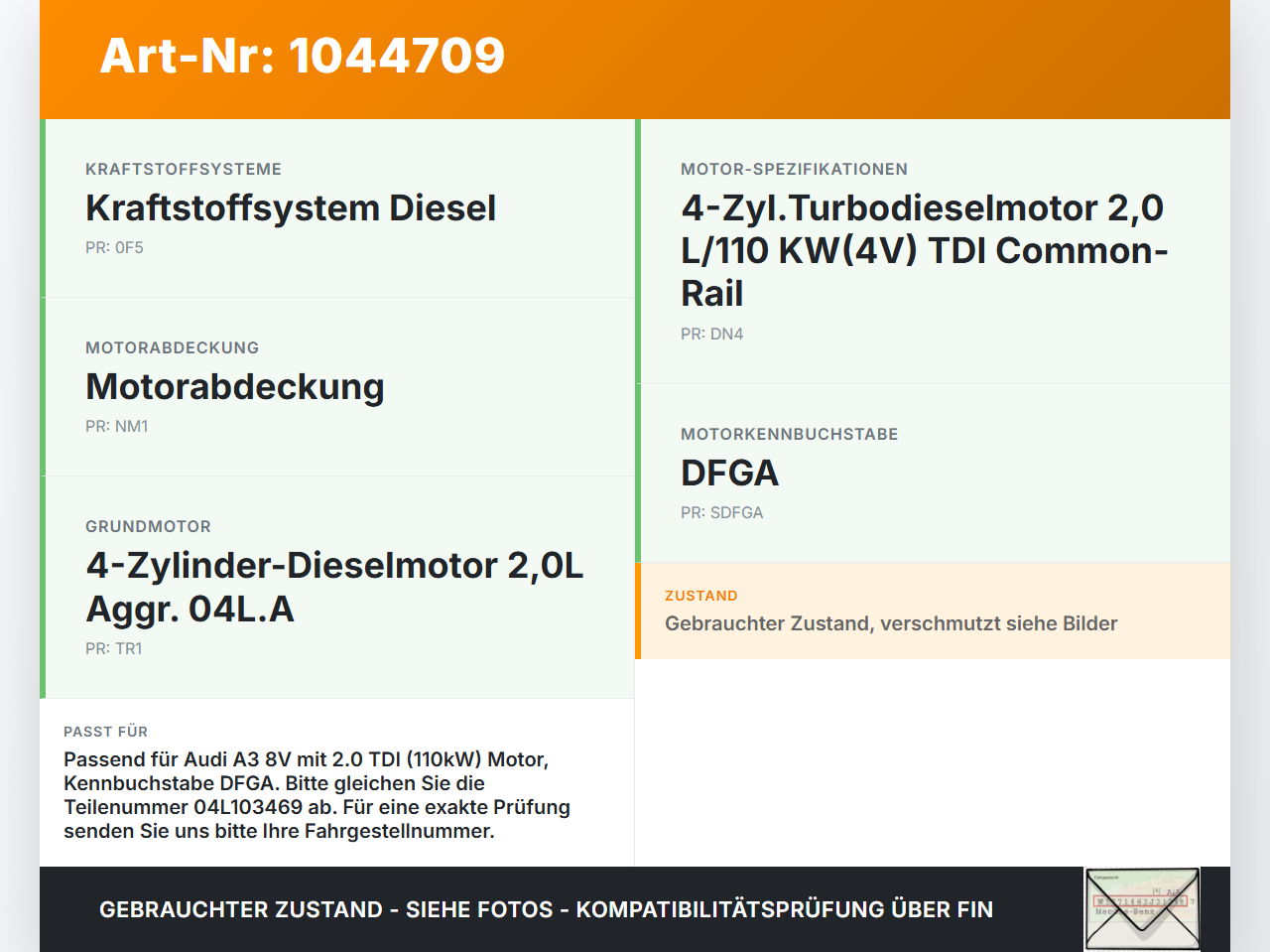 Audi A3 8V 8VS 16-20 TDI 2,0 110KW DFGA Ventildeckel Zylinderkopfhaube Audi A3 8V 8VS 16-20 18.12.2019 04L103469... Vorschau 3
