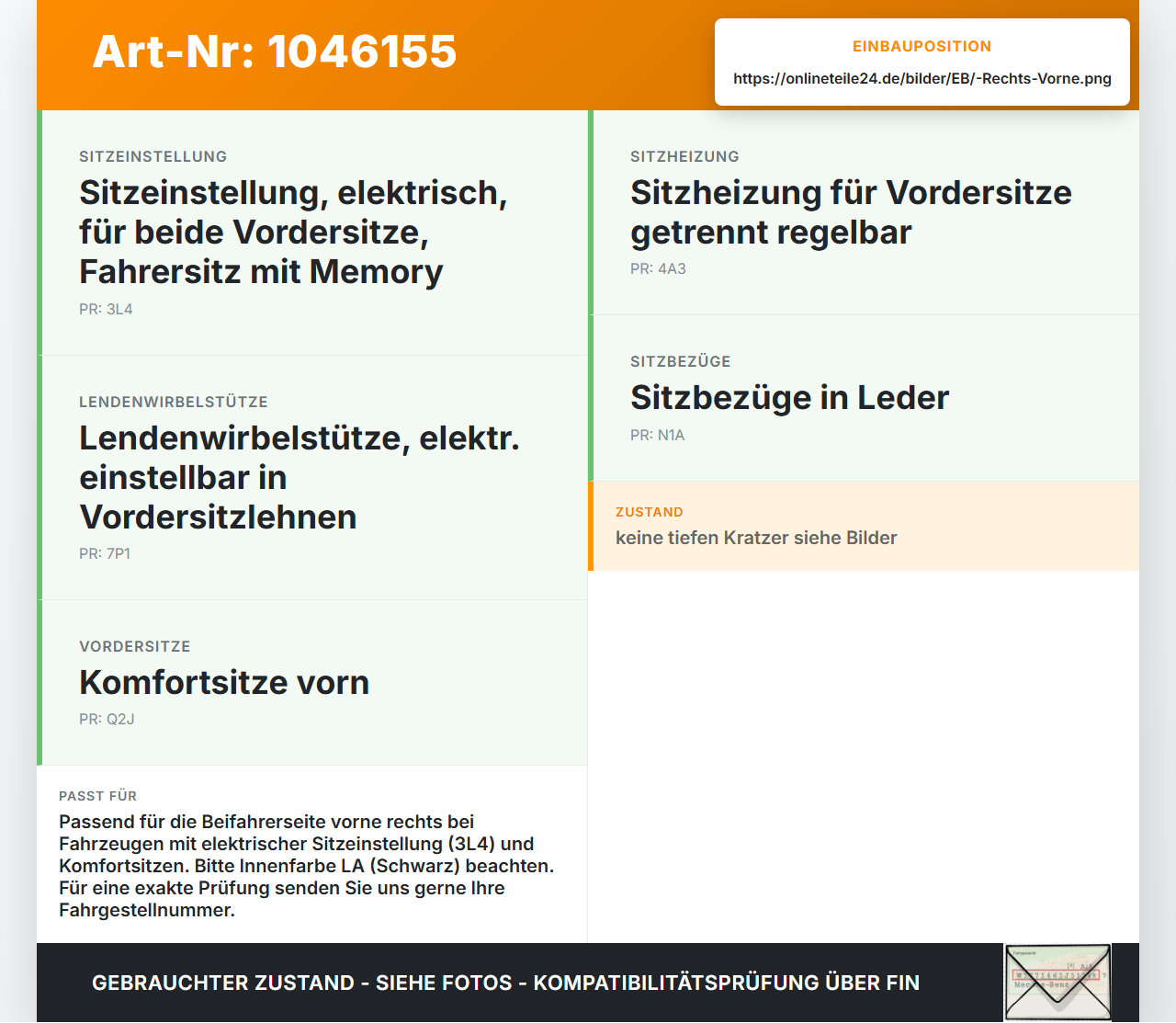 Skoda Superb 3T4 08-13 Lim Blende Seitenverkleidung Sitz Beifahrer Rechts Vorne Skoda Superb 3T4 08-13 20.06.2008... Vorschau 3