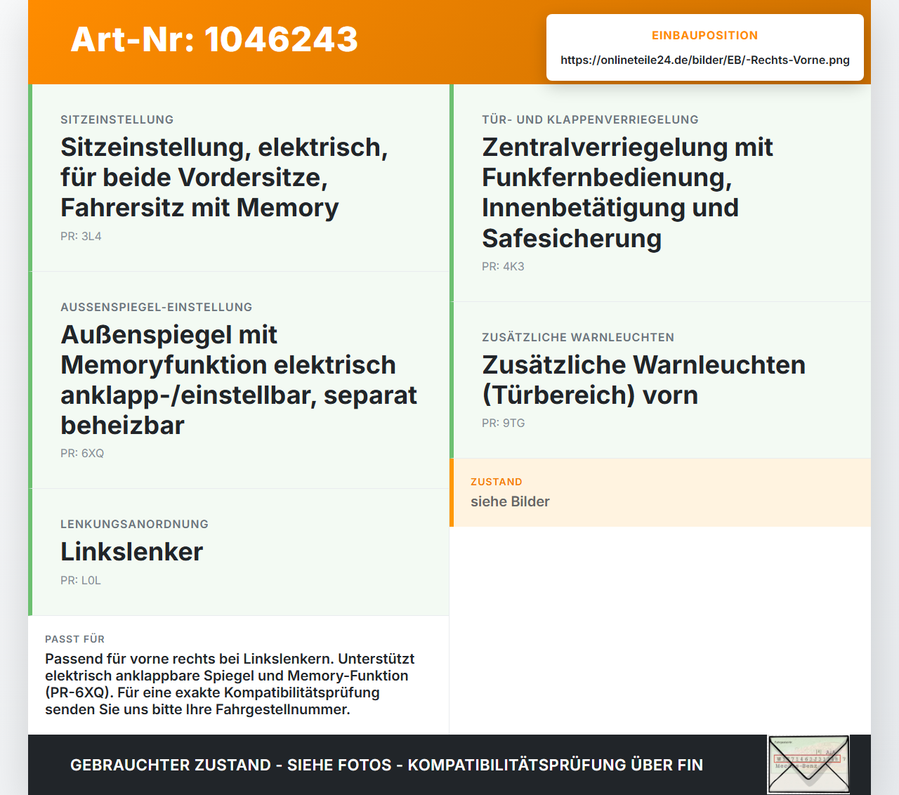 Skoda Superb 3T4 08-13 Türsteuergerät Steuergerät Tür Rechts Vorne Skoda Superb 3T4 08-13 20.06.2008 7N0959792A... Vorschau 3