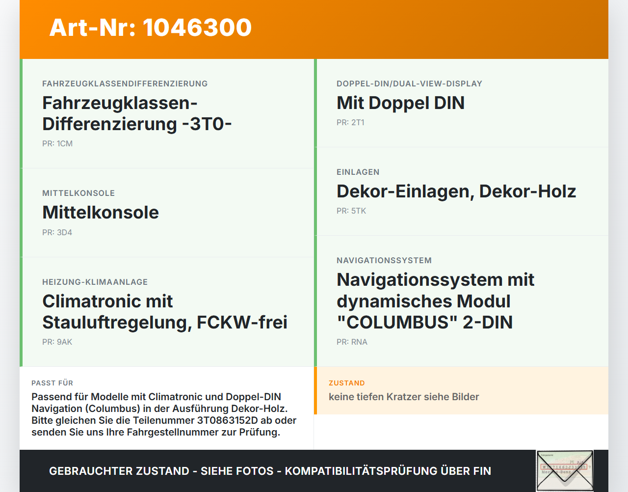 Skoda Superb 3T4 08-13 Blende Einbaurahmen für Klima Bedienteil Skoda Superb 3T4 08-13 20.06.2008 3T0863152D... Vorschau 3