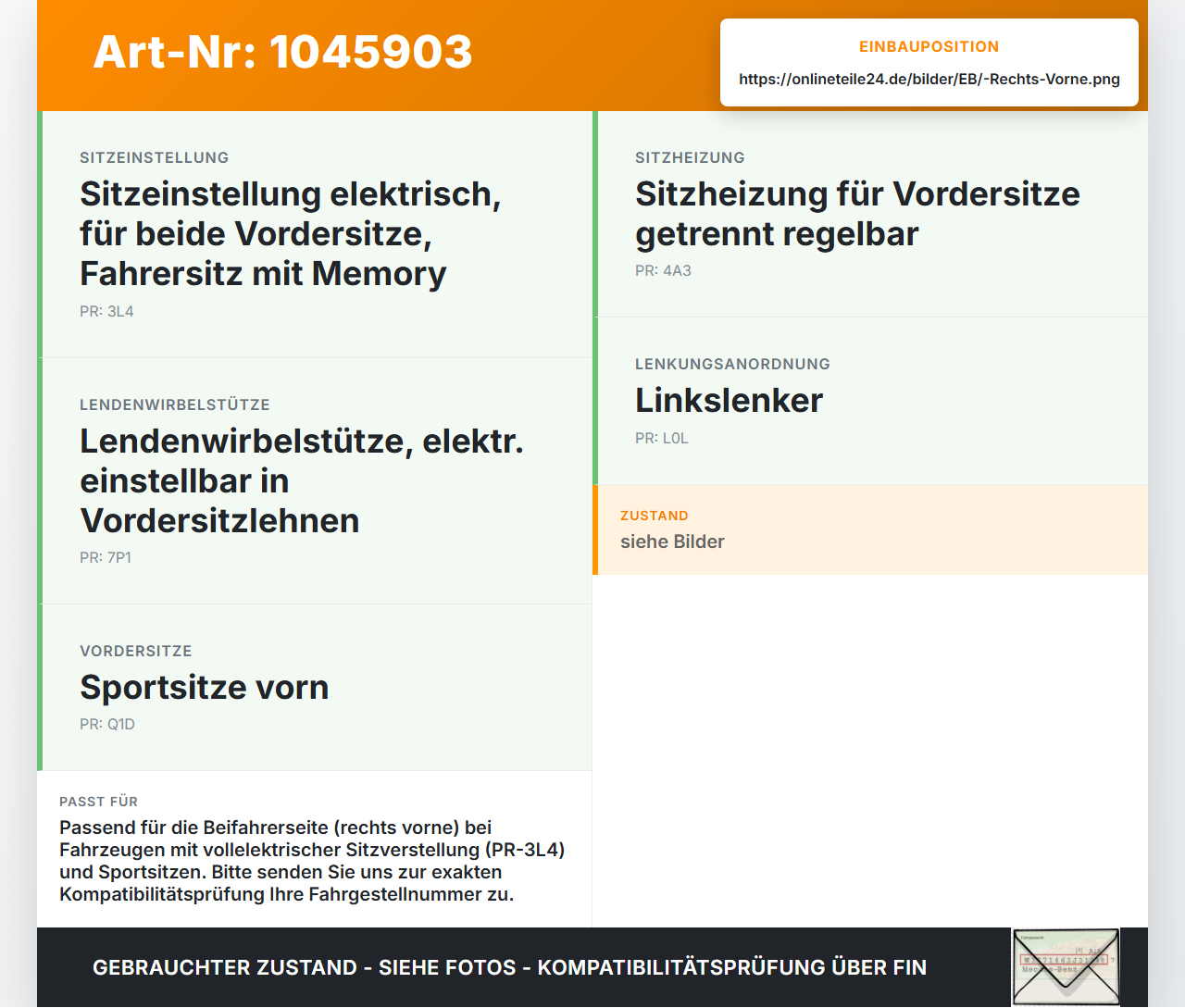 Audi A5 8F Cabrio 09-12 Stellmotor für Elektr. Sitzverstellung Rechts Vorne Audi A5 8F Cabrio 09-12 25.08.2011... Vorschau 3