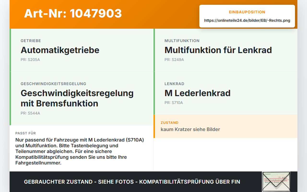 BMW X3 F25 10-14 Lenkradschalter Multifunktionstasten Rechts BMW X3 F25 10-14 20.03.2012 61319230229 9230229... Vorschau 3