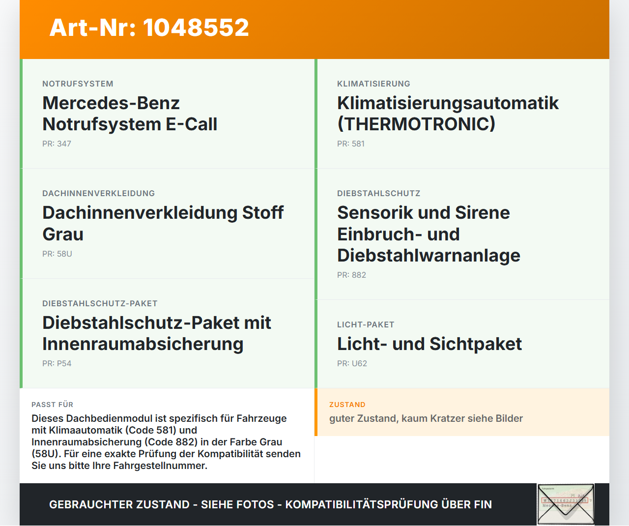 Mercedes W176 A200 12-15 Overhead Display Modul Headup Mercedes W176 A200 12-15 05.11.2012 A0009001602... Vorschau 3