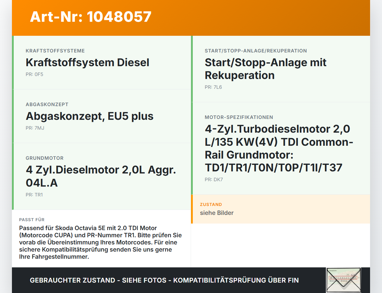 Skoda Octavia VRS III 5E 12-16 TDI 2,0 110KW Rücklauf Leitung Kraftstoffleitung Rücklaufleitung Skoda Octavia VRS... Vorschau 3