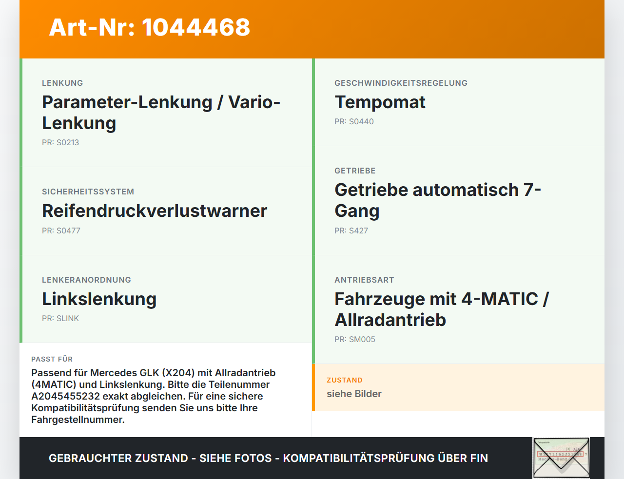 Mercedes X204 08-12 ABS Steuergerät Aggregat Hydraulikblock ESP Mercedes X204 08-12 04.12.2009 A2045455232... Vorschau 3