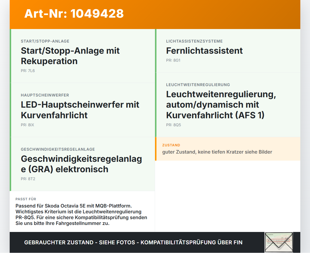Skoda Octavia III 5E 12-17 Steuergerät ECU Modul SG Gateway FCM MQB Low Skoda Octavia III 5E 12-17 04.12.2018... Vorschau 3