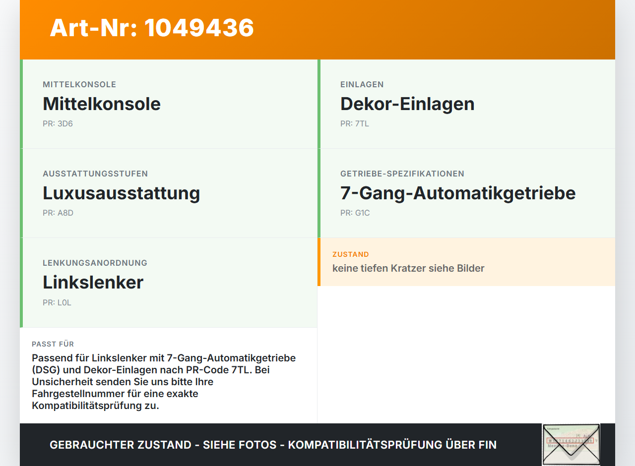 Skoda Octavia III 5E 12-17 Blende für Schaltkulisse Ganganzeige Skoda Octavia III 5E 12-17 04.12.2018 5E1713203AE... Vorschau 3