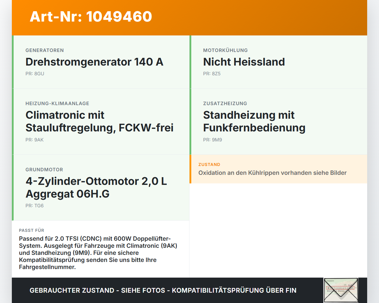 Audi A4 8K 07-11 Steuergerät ECU Modul Regelwiderstand für Kühlerlüfter Audi A4 8K 07-11 08.06.2009 8K0959501G... Vorschau 3