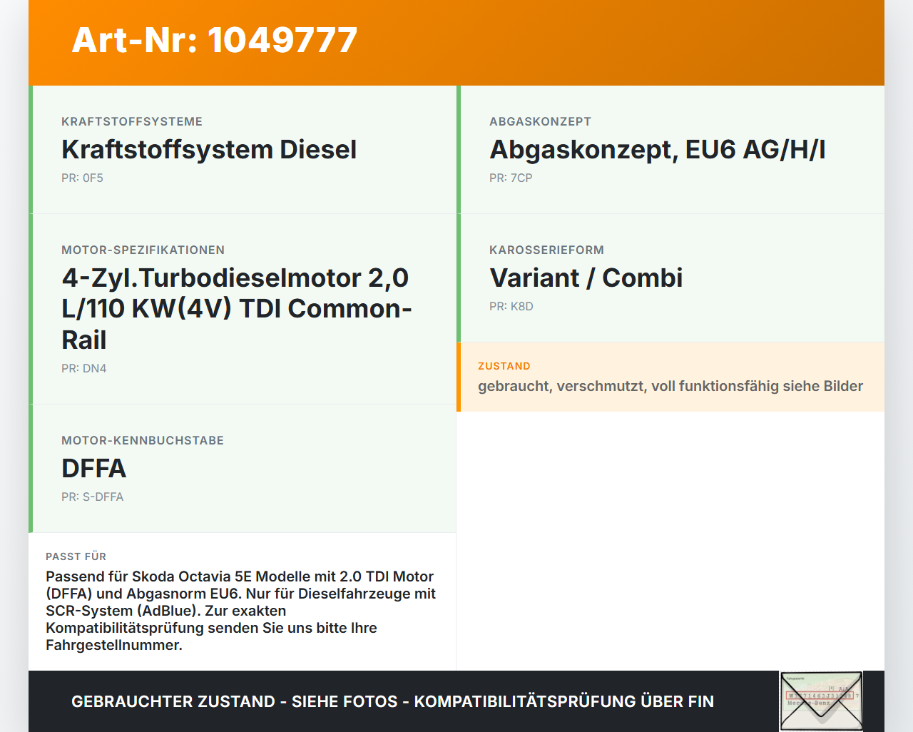 Skoda Octavia III 5E 12-17 Steuergerät ECU Modul AdBlue SG Reduktionsmitteltank Skoda Octavia III 5E 12-17... Vorschau 3