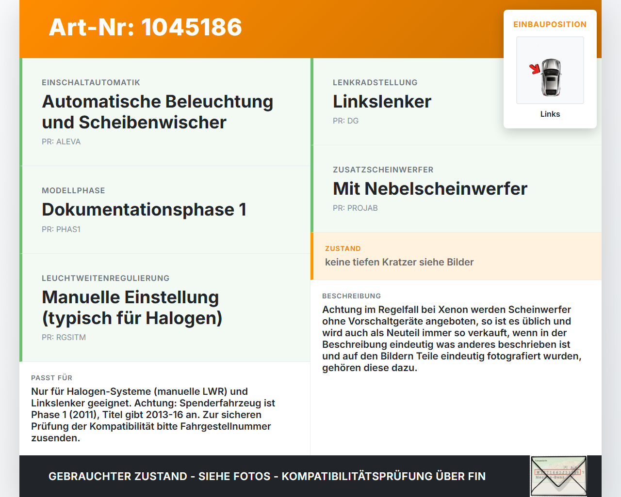 Renault Scenic III JZ 09-12 Halogen Scheinwerfer Frontscheinwerfer Links Renault Scenic III JZ 09-12 30.08.2011... Vorschau 3