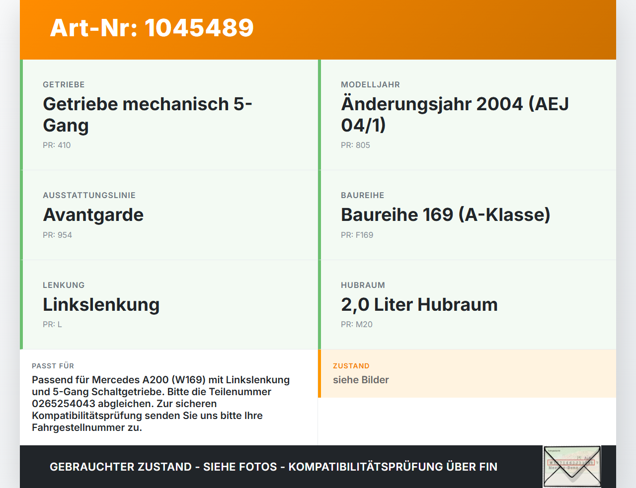 Mercedes A200 W169 04-08 ABS Steuergerät Aggregat Hydraulikblock Mercedes A200 W169 04-08 12.08.2005 A0044319212... Vorschau 3