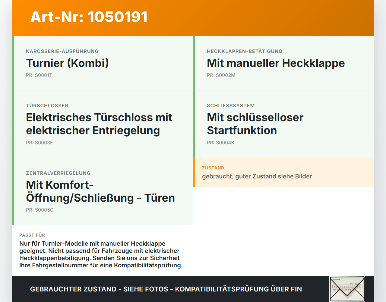 Ford Mondeo 5 V CF 14-19 Kombi Schloss f. Heckklappe Heckklappenschloss Verriegelung Ford Mondeo 5 V CF 14-19... Vorschau 3