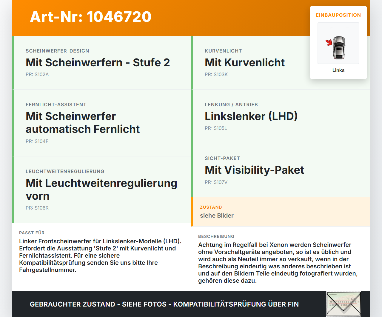 Ford Fiesta VII 17-21 Scheinwerfer Frontscheinwerfer Links Ford Fiesta VII 17-21 12.07.2017 H1BB-13101-CJ 2547949... Vorschau 3