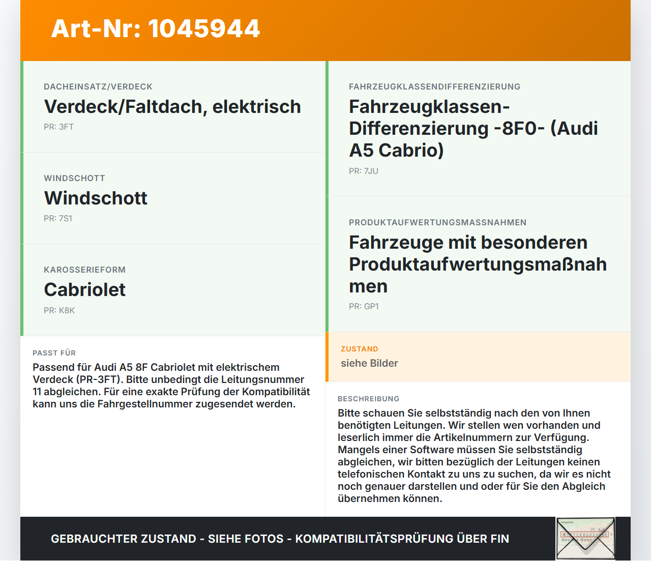 Audi A5 8F Cabrio 09-12 Cabrio Hydraulik Schlauch Leitung 11 für Verdeck Audi A5 8F Cabrio 09-12 25.08.2011 gebraucht Vorschau 3
