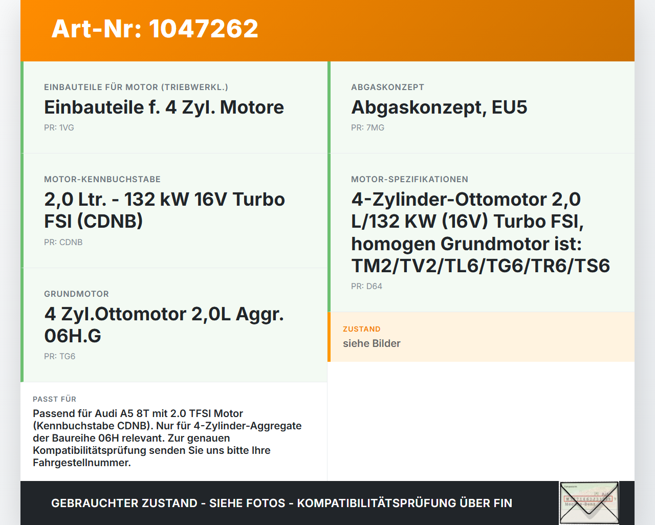 Audi A5 8T S-Line 07-12 2,0 132KW CDNB Nockenwellenverstellung Verstellung für Nockenwelle Audi A5 8T S-Line 07-12... Vorschau 3