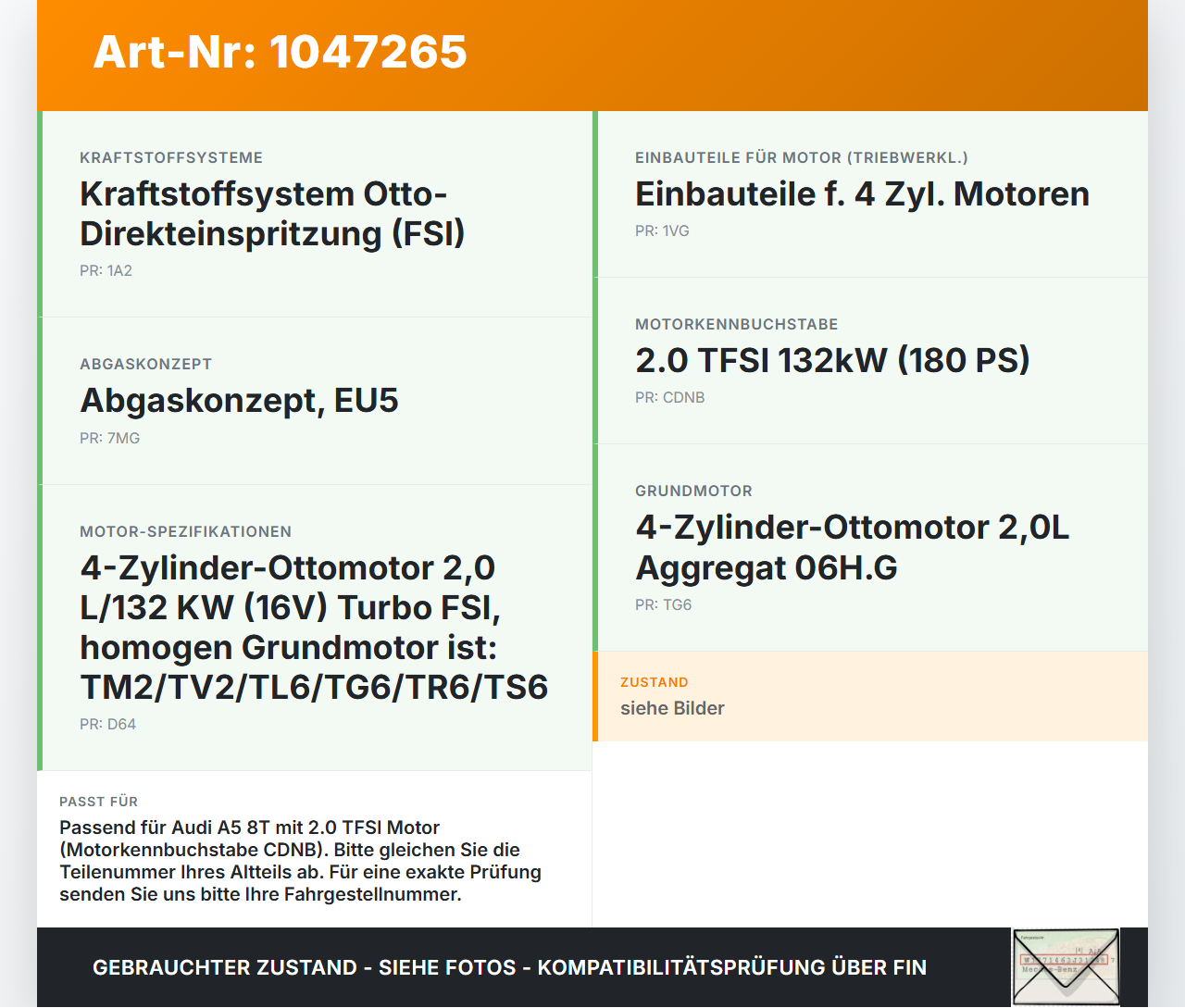 Audi A5 8T S-Line 07-12 2,0 132KW CDNB Nockenwellenverstellung Verstellung für Nockenwelle Audi A5 8T S-Line 07-12... Vorschau 3