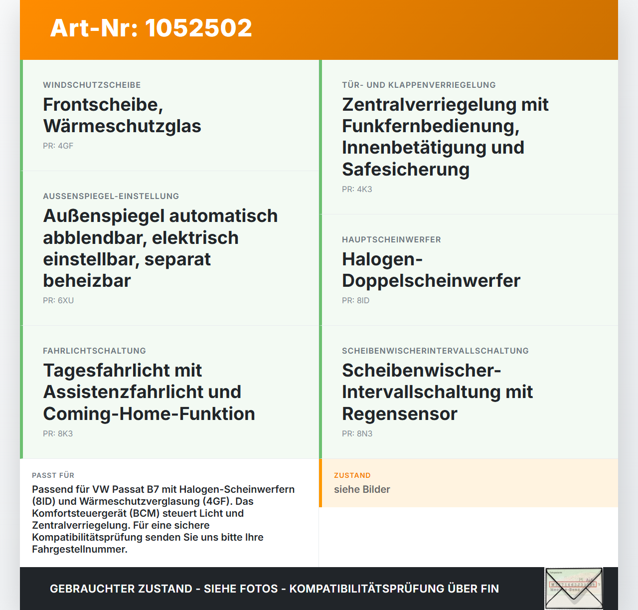 VW Passat 3C B7 10-14 Steuergerät ECU Komfort SG VW Passat 3C B7 10-14 21.03.2011 3AA937087R 3AA937087 5WK50230... Vorschau 3
