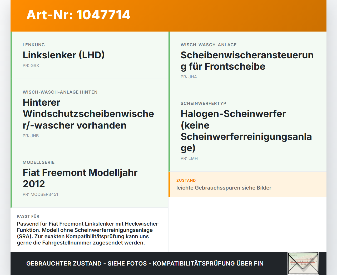 Fiat Freemont 11-16 Mjet 2,0DS 103KW Waschwasserbehälter Wasserbehälter Wischwasserbehälter Fiat Freemont 11-16... Vorschau 3