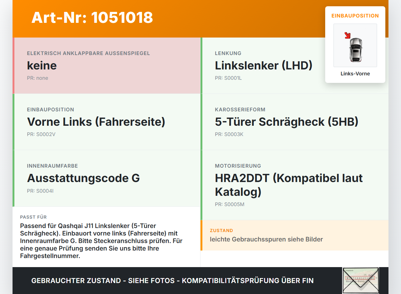 Nissan Qashqai II J11 17-21 Fensterheberschalter Schalter Links Vorne Nissan Qashqai II J11 17-21 01.06.2017... Vorschau 3