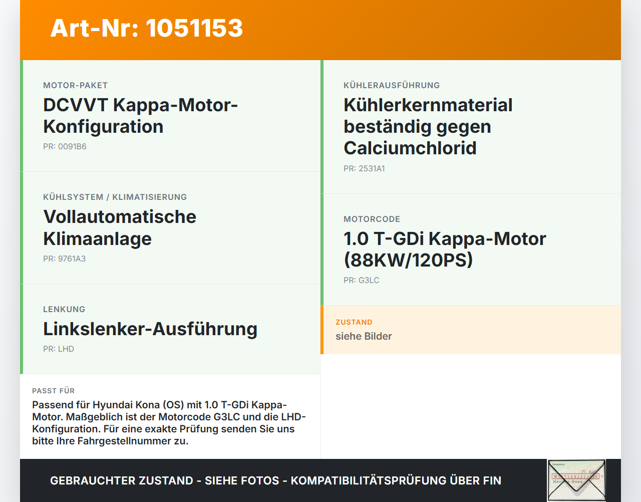 Hyundai Kona OS 17-20 T-GDi 1,0 88KW Ausgleichsbehälter für Kühlmittel Hyundai Kona OS 17-20 03.08.2018 25430J9100... Vorschau 3