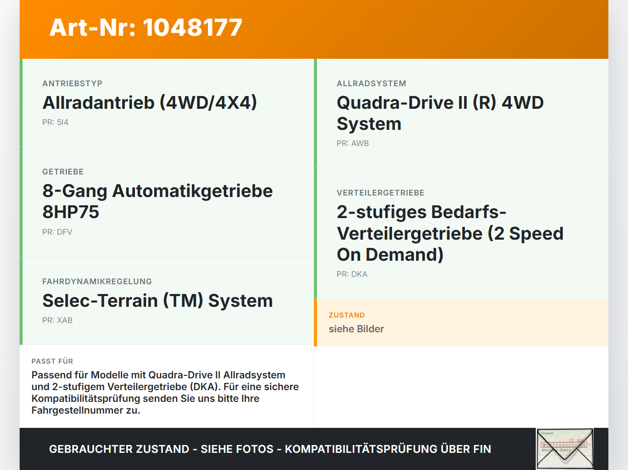 Jeep Grand Cherokee WK2 13-17 SG Steuergerät für Verteilergetriebe TCCM Jeep Grand Cherokee WK2 13-17 24.02.2017... Vorschau 3
