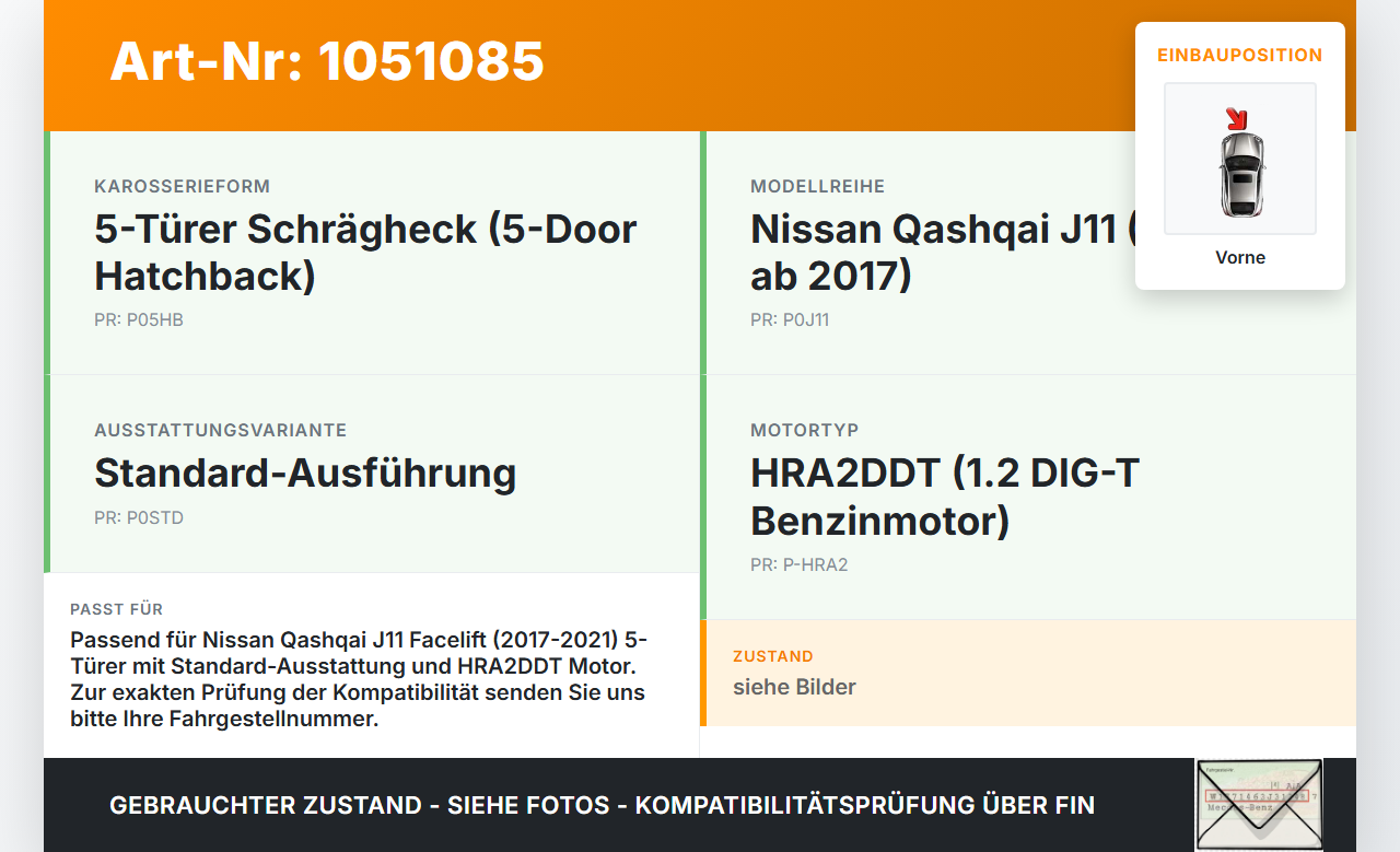Nissan Qashqai II J11 17-21 Stoßstangenträger Stoßfängerträger Querträger Vorne Nissan Qashqai II J11 17-21... Vorschau 3