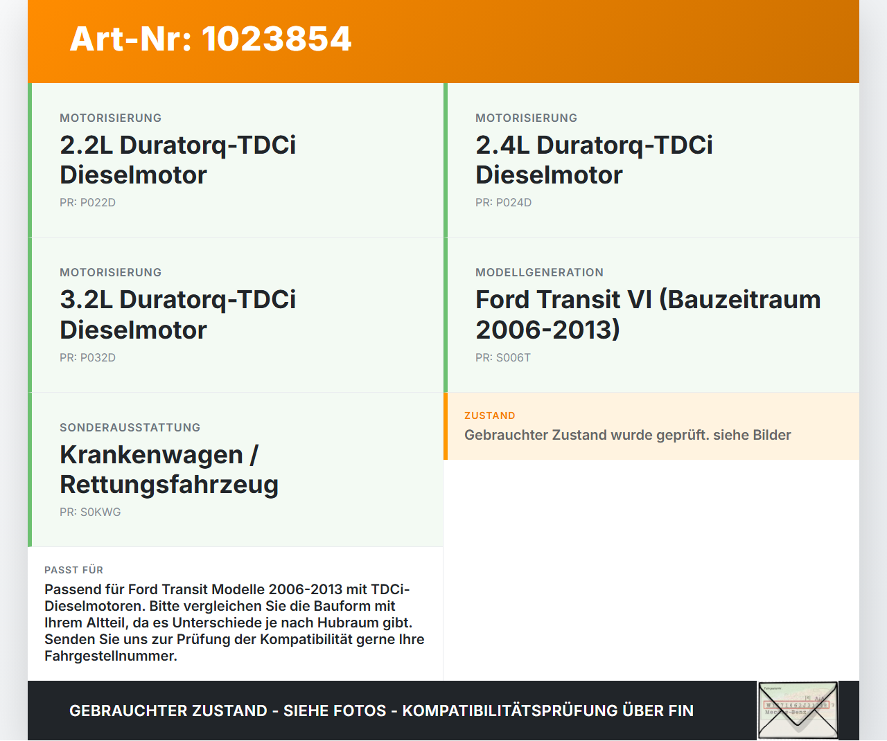 Ford Transit VI 06-13 TDCi 2,2 85KW T22D0P Ventildeckel Zylinderkopfhaube Motorabdeckung Ford Transit VI 06-13... Vorschau 3