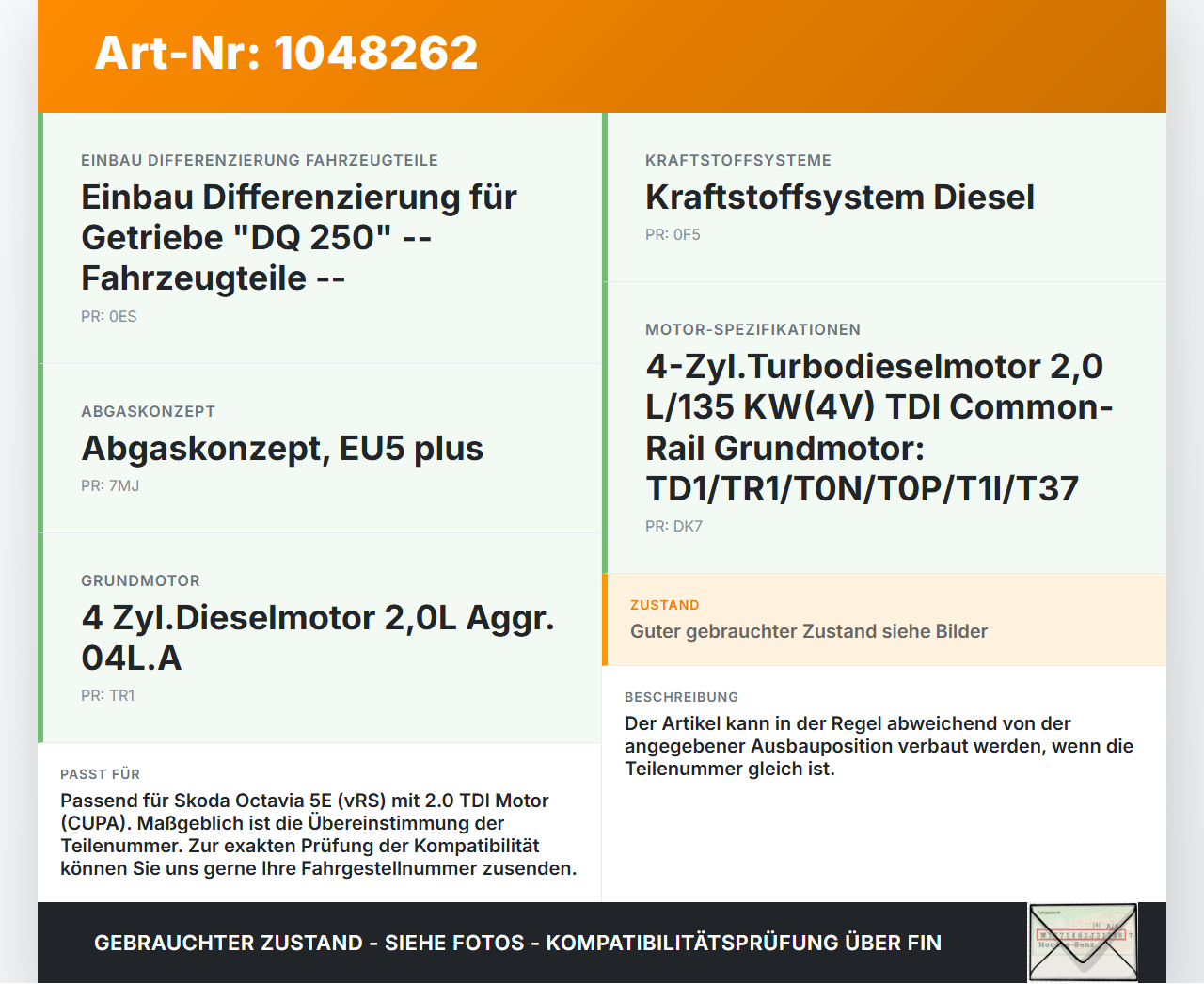 Skoda Octavia VRS III 5E 12-16 TDI 2,0 110KW Ansaugrohr Ladeluftschlauch Luftschlauch Pos.2 Skoda Octavia VRS III... Vorschau 3
