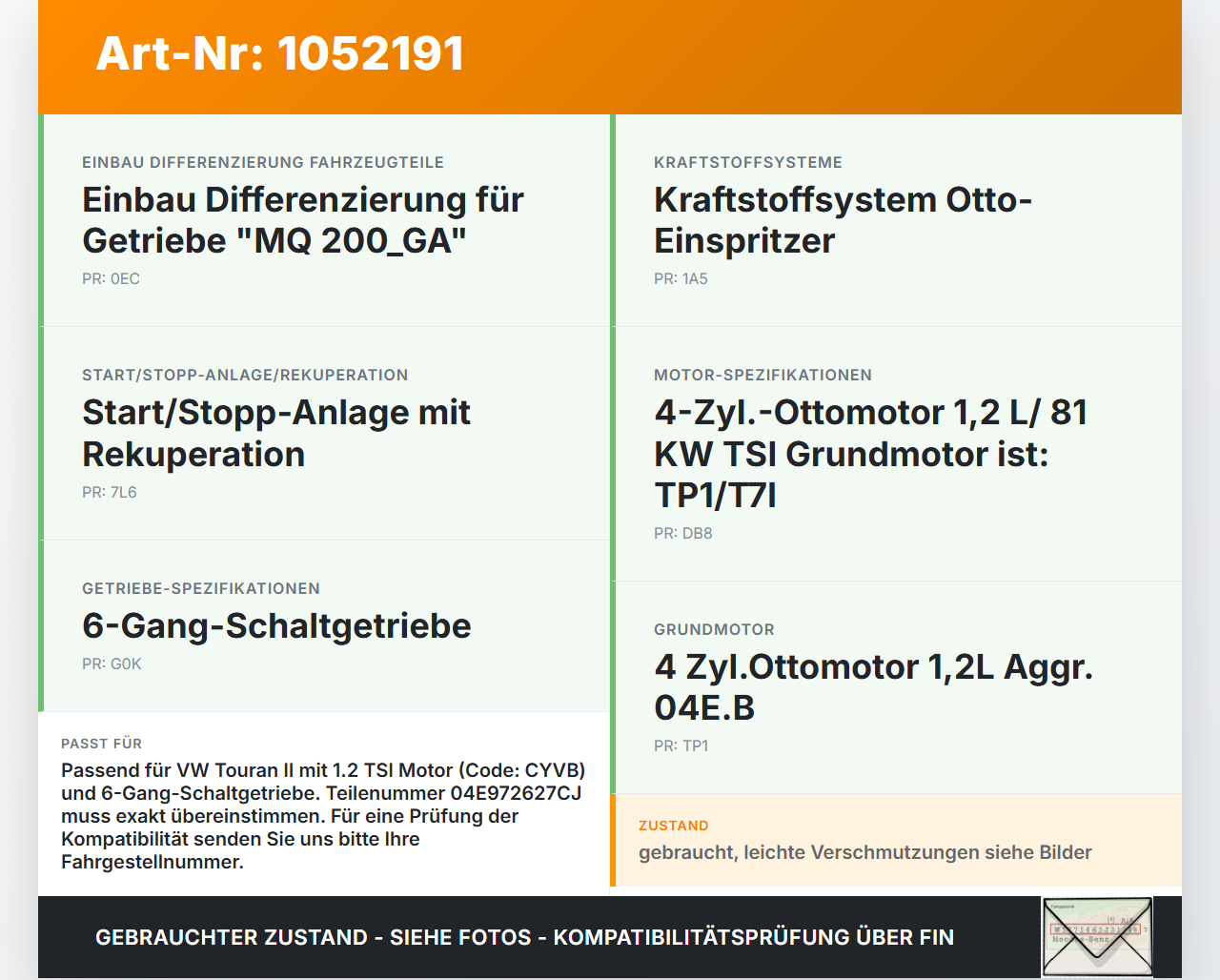 VW Touran II 5T 15-24 Kabelbaum für Motor Einspritzung VW Touran II 5T 15-24 12.05.2016 04E972627CJ P68384260AB... Vorschau 3