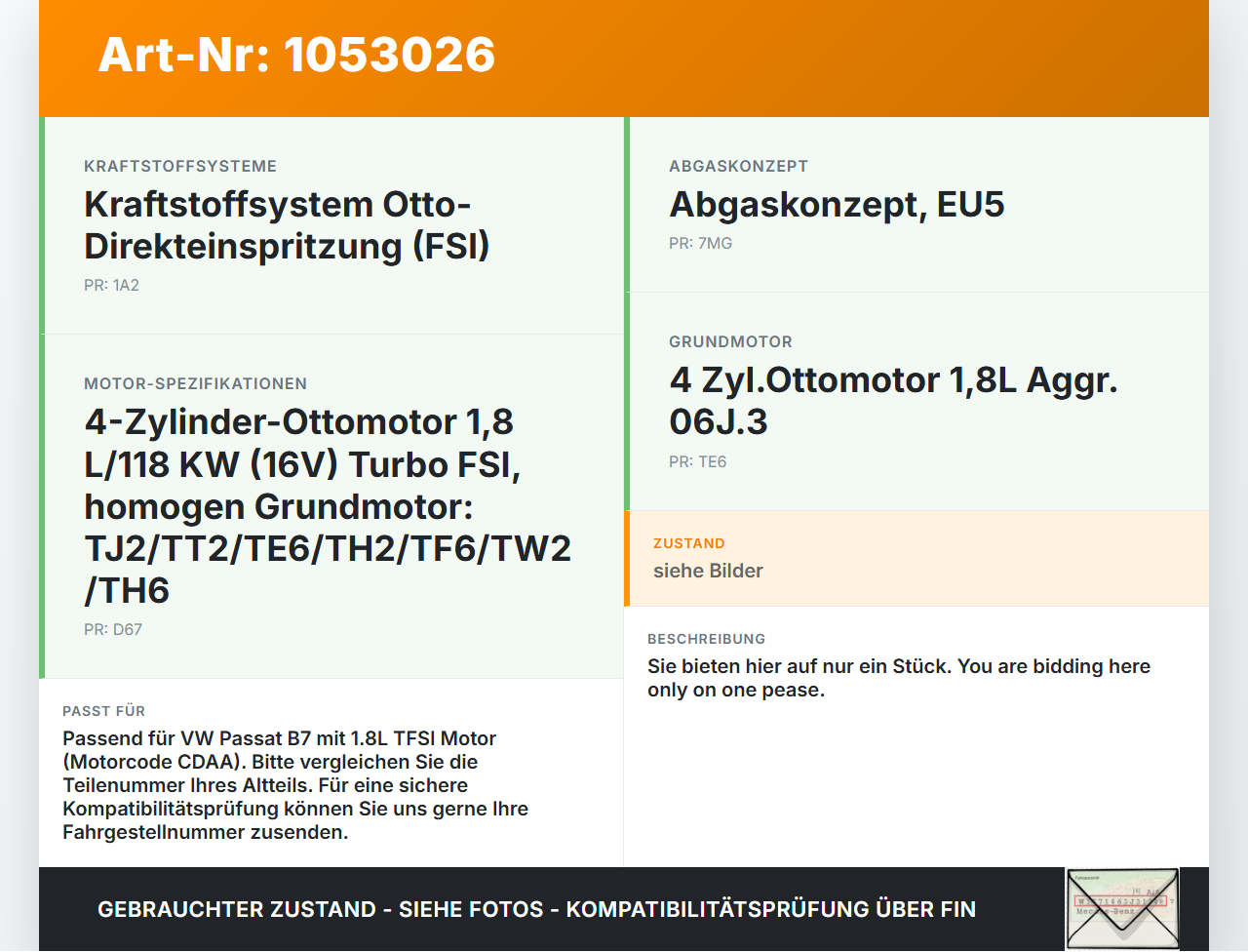 VW Passat 3C B7 10-14 TFSI 1,8 118KW Magnetventil Ladedruckregelventil VW Passat 3C B7 10-14 21.03.2011 06F906283F... Vorschau 3