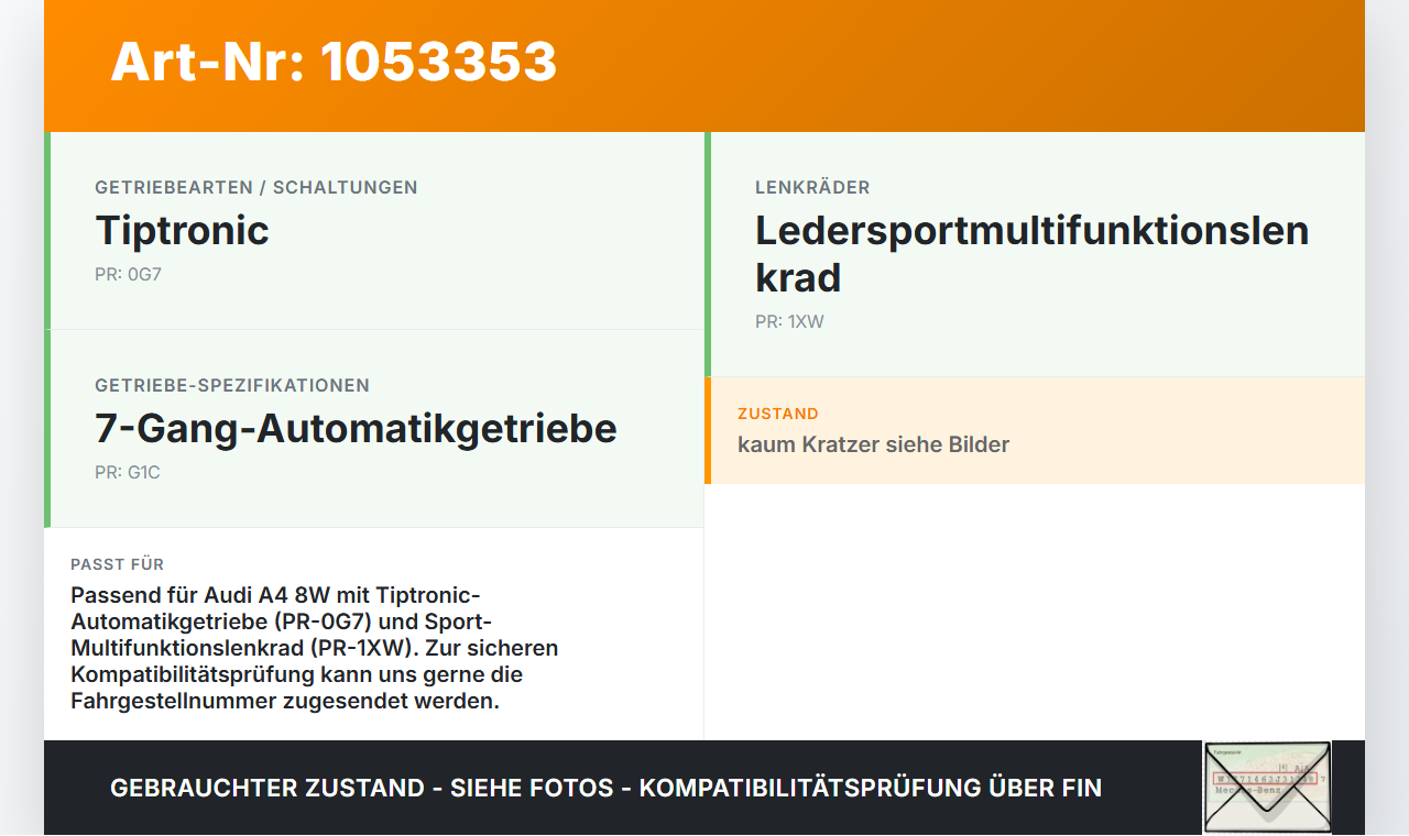 Audi A4 8W B9 15-19 Schaltwippe Schalter Plus für Lenkrad Audi A4 8W B9 15-19 05.04.2016 4M0951523D gebraucht Vorschau 3