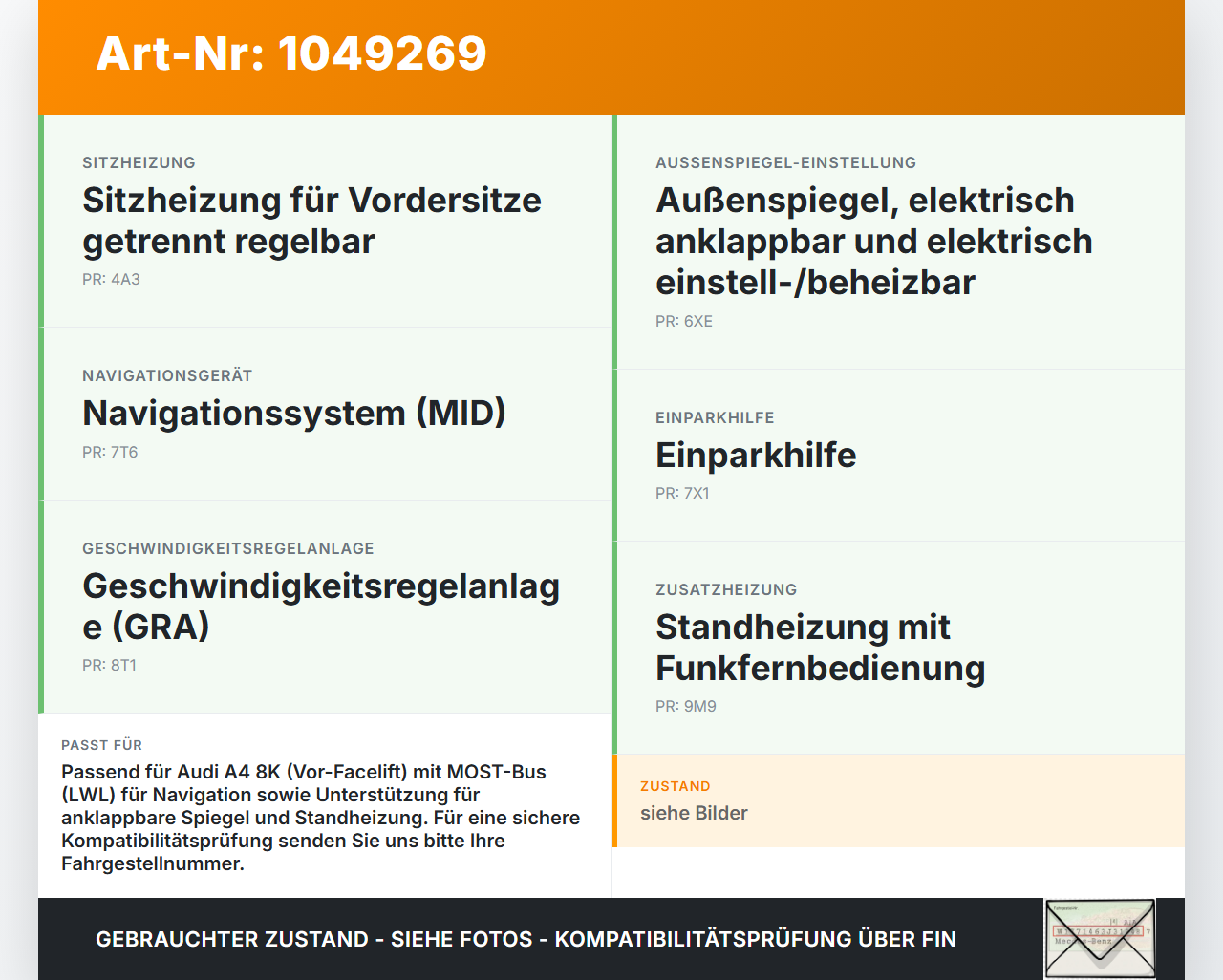 Audi A4 8K 07-11 Steuergerät Zentral Gateway Komfort SG Audi A4 8K 07-11 08.06.2009 8K0907064CQ 8K0907064DA... Vorschau 3