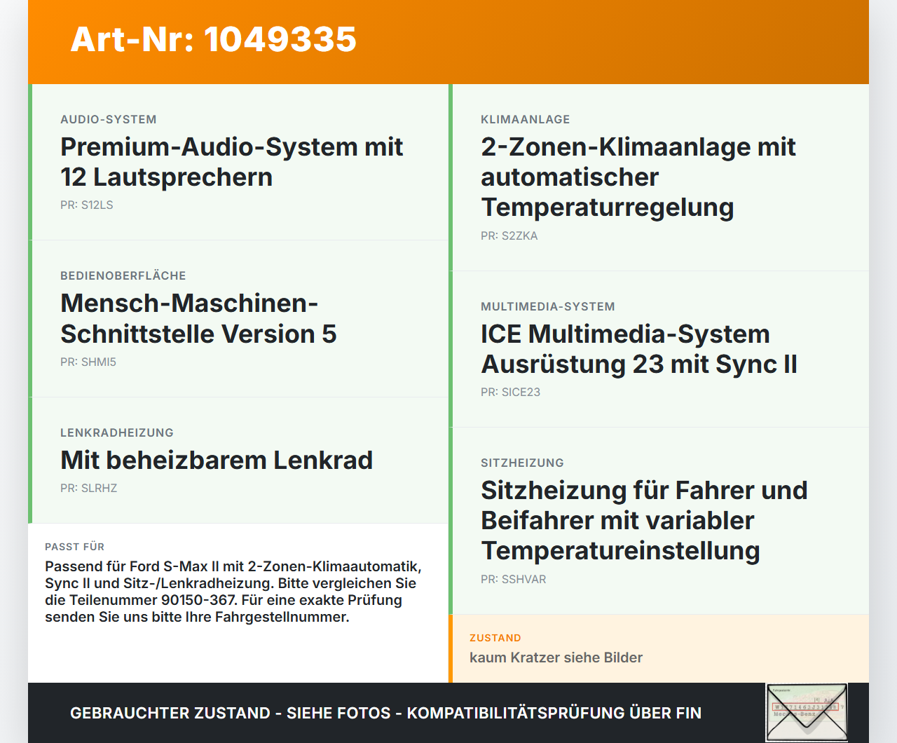 Ford S-Max II CK 15-19 Bedienteil Klimabedienteil Radiobedienung Ford S-Max II CK 15-19 19.12.2015 EM2T-18E245-AYA... Vorschau 3