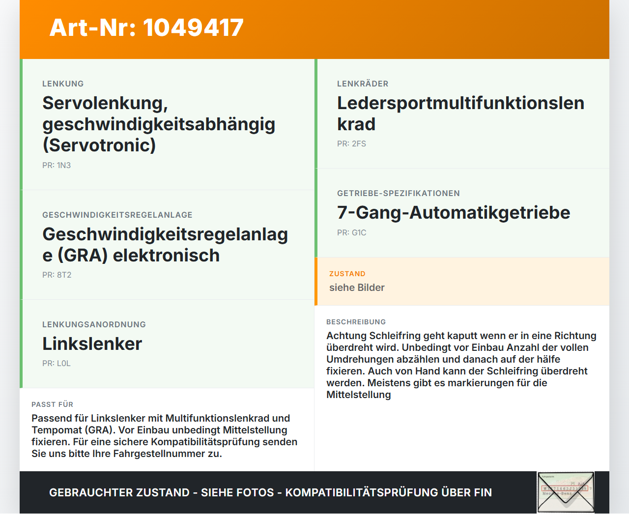 Skoda Octavia III 5E 12-17 Airbag Schleifring Wickelfeder Lenkwinkelsensor Skoda Octavia III 5E 12-17 04.12.2018... Vorschau 3