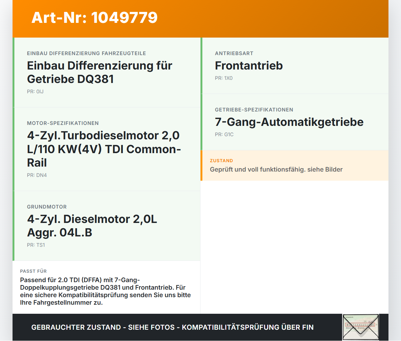 Skoda Octavia III 5E 12-17 TDI 2,0 110KW DFFA Schwungscheibe Schwungrad Skoda Octavia III 5E 12-17 04.12.2018... Vorschau 3