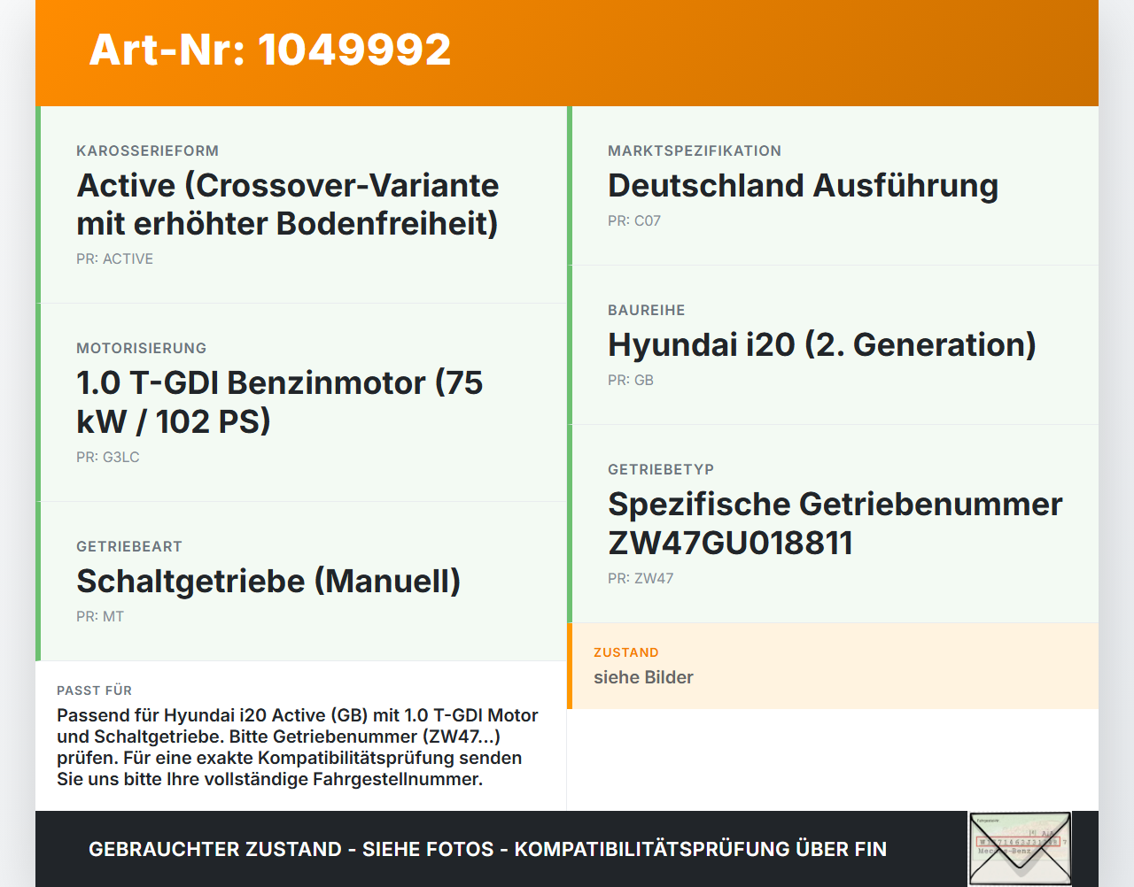 Hyundai I20 Active GB 13-16 1,0i 75KW Schaltzug Schaltseilzug Schaltseil Hyundai I20 Active GB 13-16 13.06.2016... Vorschau 3