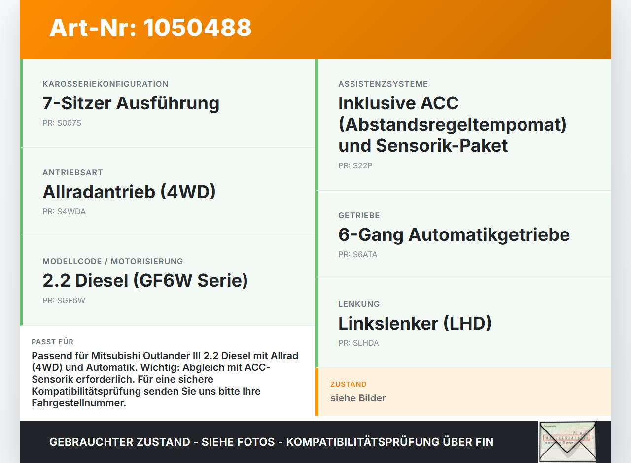 Mitsubishi Outlander III 15-18 ABS Steuergerät Hydraulikblock ESP Aggregat Mitsubishi Outlander III 15-18... Vorschau 3